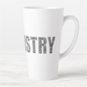 Chemistry Word Cloud Latte Mok (Rechts)