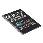 Chemisty Laboratory Science Garage Crime Chemist Notitieboek (Rechterzijde)