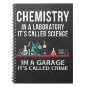 Chemisty Laboratory Science Garage Crime Chemist Notitieboek (Voorkant)