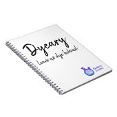 ChemKnits "Dyeary" spiral notebook met Logo Notitieboek (Rechterzijde)