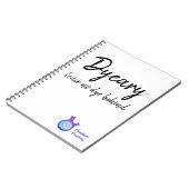 ChemKnits "Dyeary" spiral notebook met Logo Notitieboek (Linkerzijde)