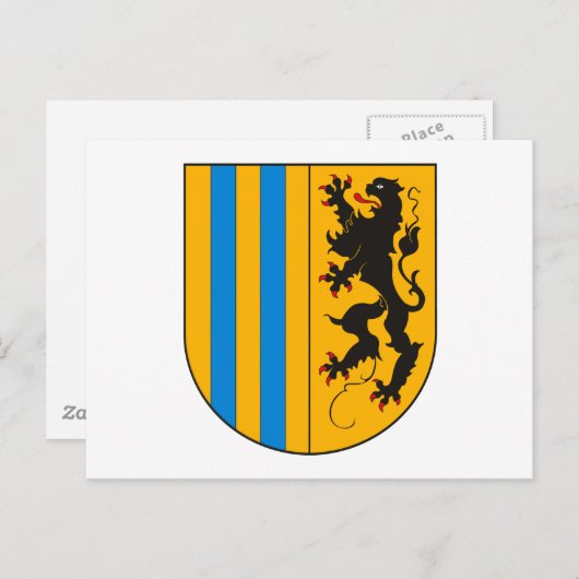 Chemnitz Coat of Arms Briefkaart (Voorkant / Achterkant)