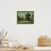 Chemnitz Germany City Art Poster (Keuken)