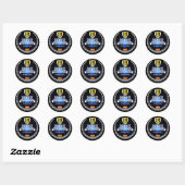 Chemnitz Ronde Sticker (Vel)
