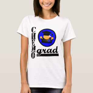 Chemo Afstudeerder Colon Cancer Ribbon T-shirt