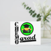 Chemo Afstudeerder Non Hodgkins Lymphoma Ribbon Briefkaart (Staand voorkant)