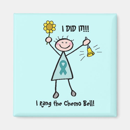 Chemo Bell - Cererical Cancer Magneet (Voorkant)