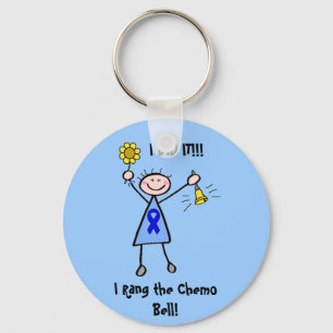 Chemo Bell - Colon Cancer Woman Sleutelhanger
