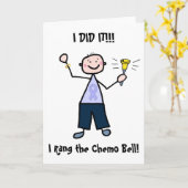 Chemo Bell - General Cancer Male Kaart (Gele Bloem)