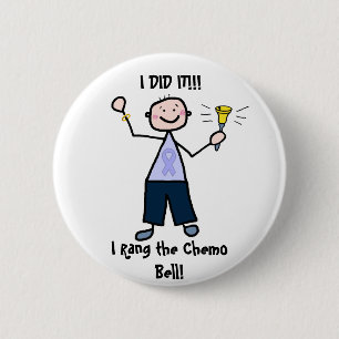 Chemo Bell - General Cancer Male Ronde Button 5,7 Cm