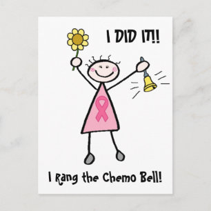 Chemo Bell - Roze Borstkanker Briefkaart