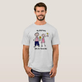 Chemo Bell - Roze Borstkanker T-shirt (Voorkant volledig)