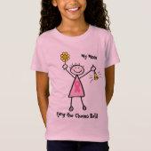 Chemo Bell - Roze Borstkanker T-shirt (Voorkant)