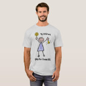 Chemo Bell - Wereldkanker bij vrouwen T-shirt (Voorkant volledig)