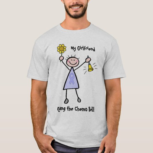 Chemo Bell - Wereldkanker bij vrouwen T-shirt (Voorkant)