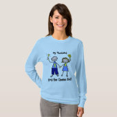 Chemo Bell - Yellow Ribbon Testicular Cancer T-shirt (Voorkant volledig)