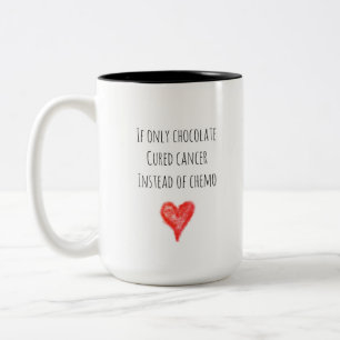 Chemo Cancer Humor Tweekleurige Koffiemok