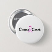 Chemo Coach - Roze Borstkanker Ronde Button 5,7 Cm (Voorkant /achterkant)