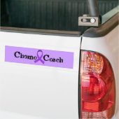 Chemo Coach - Violet Ribbon Bumpersticker (Op Truck)