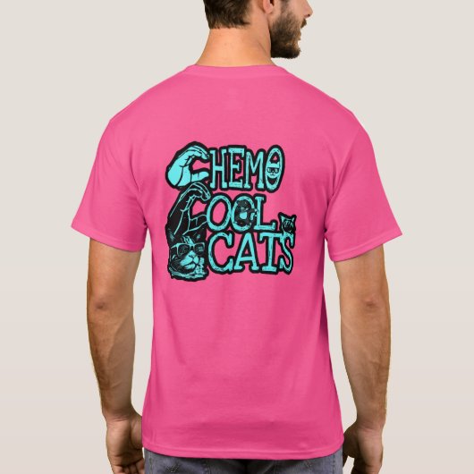 Chemo Cool Cats T-shirt (Achterkant)
