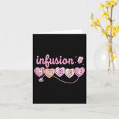 Chemo-infusie Verpleegkundige Valentijnsdag Hart O Kaart (Gele Bloem)