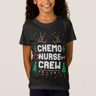 Chemo Infusiesurse Cute Kerstmis Oncolog T-shirt