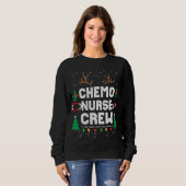 Chemo Infusiesurse Cute Kerstmis Oncolog Trui (Voorkant volledig)