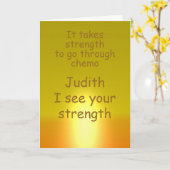 Chemo kaart voor een vriend met kanker, Get Well (Gele Bloem)