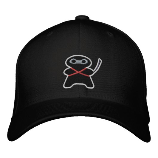 Chemo Ninja Baseball Hat Geborduurde Pet (Voorkant)