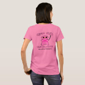 Chemo Ninja Breast Cancer Assassin T-shirt (Achterkant volledig)