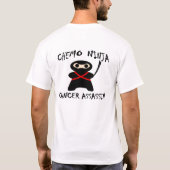 Chemo Ninja Cancer Assassin T-shirt (Achterkant)