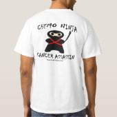Chemo Ninja Cancer Assassin T-shirt (Achterkant)