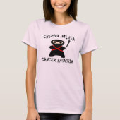 Chemo Ninja doodt borstkankerroze T-shirt (Voorkant)