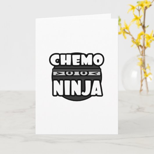 Chemo Ninja Kaart (Gele Bloem)