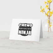 Chemo Ninja Kaart (Gele Bloem)