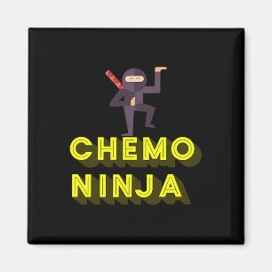 Chemo Ninja Kinder kankerbewustzijnsmaand Magneet