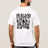 Chemo Ninja QR Code T-shirt (Achterkant)
