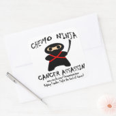 Chemo Ninja Stickers! Vierkante Sticker (Envelop)