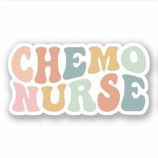 Chemo Oncologie Verpleegkundige, Chemotherapie Ver Sticker (Voorkant)