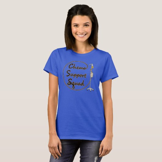 Chemo Steun Team T-shirt (Voorkant volledig)