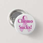 Chemo Sucks Breast Cancer Button (Voorkant /achterkant)