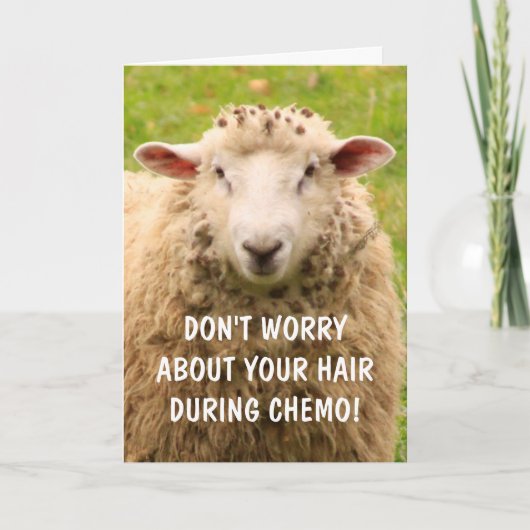 Chemo Support Funny Sheep Kaart (Voorkant)