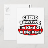 Chemo Survivor...Big Deal Briefkaart (Voorkant / Achterkant)