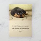 CHEMO-UGG PUPPY GET WELL KAART (Binnen)