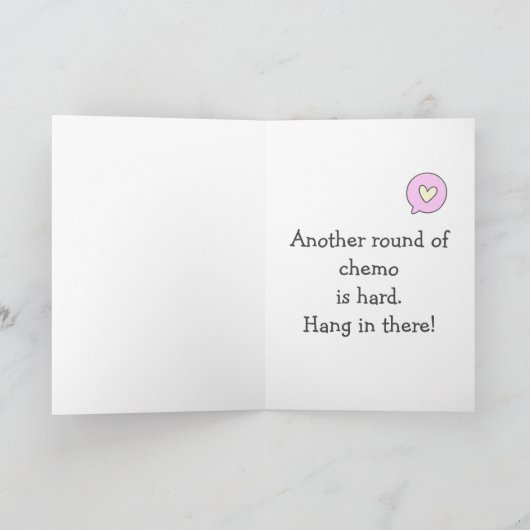Chemo verslaan als een koningin! Steun voor leukem Kaart (Binnen)