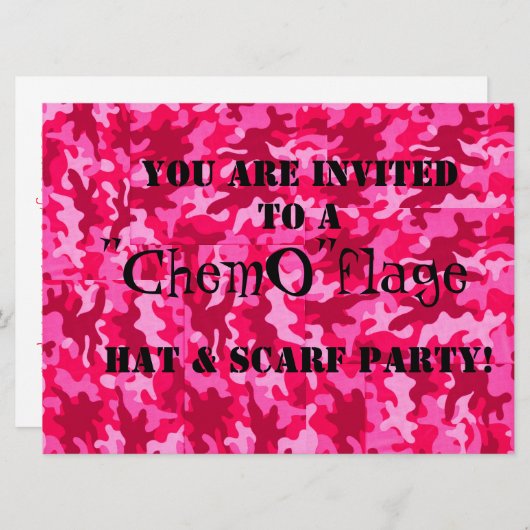 Chemo's flage party! kaart (Voorkant / Achterkant)