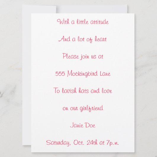 Chemo's flage party! kaart (Achterkant)