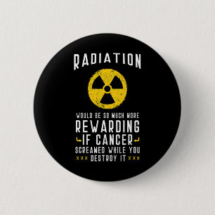 Chemotherapie Kankerbewustzijn Maand Radioloog G Ronde Button 5,7 Cm
