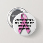 Chemotherapie knop ronde button 5,7 cm (Voorkant /achterkant)
