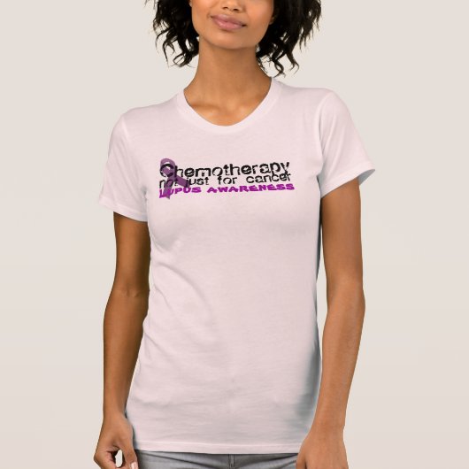 Chemotherapie Lupus Bewustheid T-shirt (Voorkant)